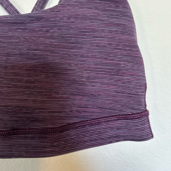 lululemon athletica Purple Strappy Sports Bra Size Small/6 - Picture 3 of 5